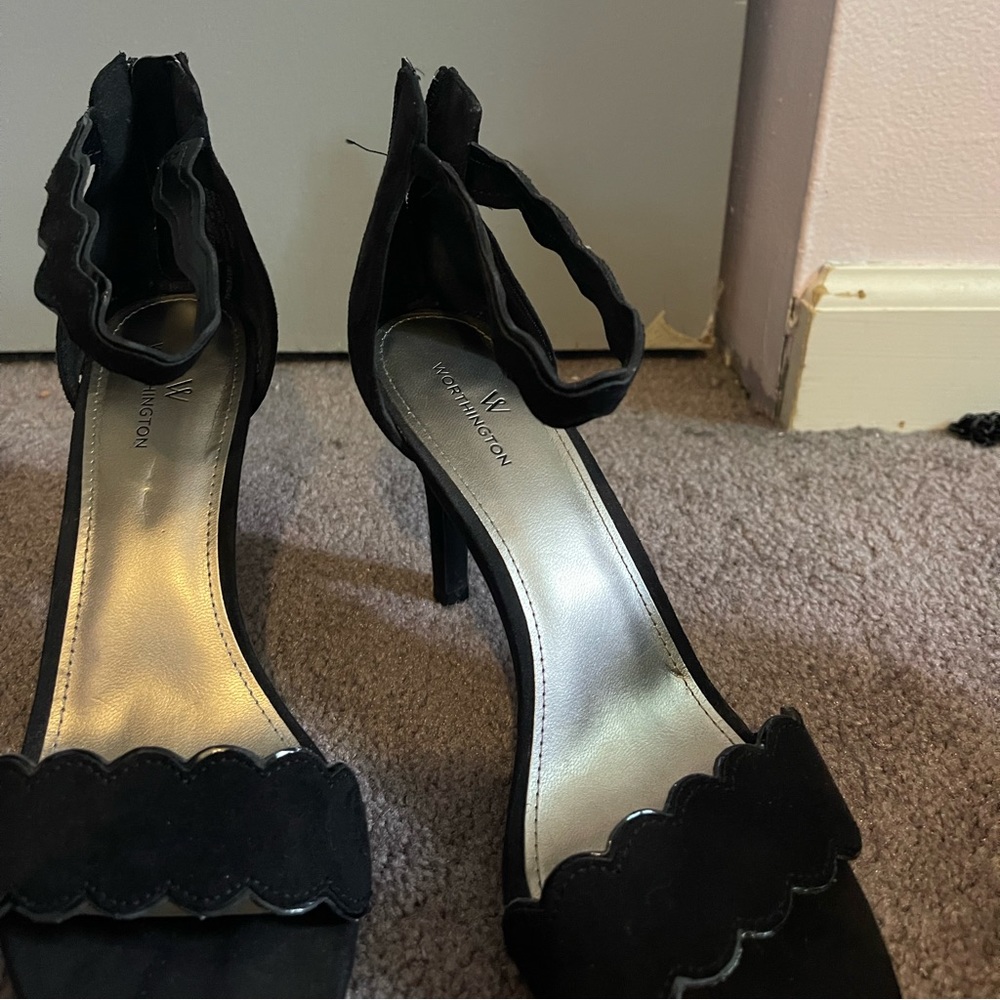 black heels